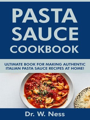 cover image of Pasta Sauce Cookbook